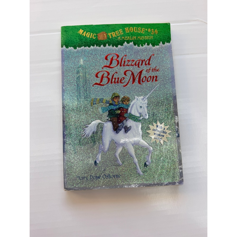 Magic Tree House 36 Blizzard of the Blue Moon Mary Pope Osborne Paperback Book